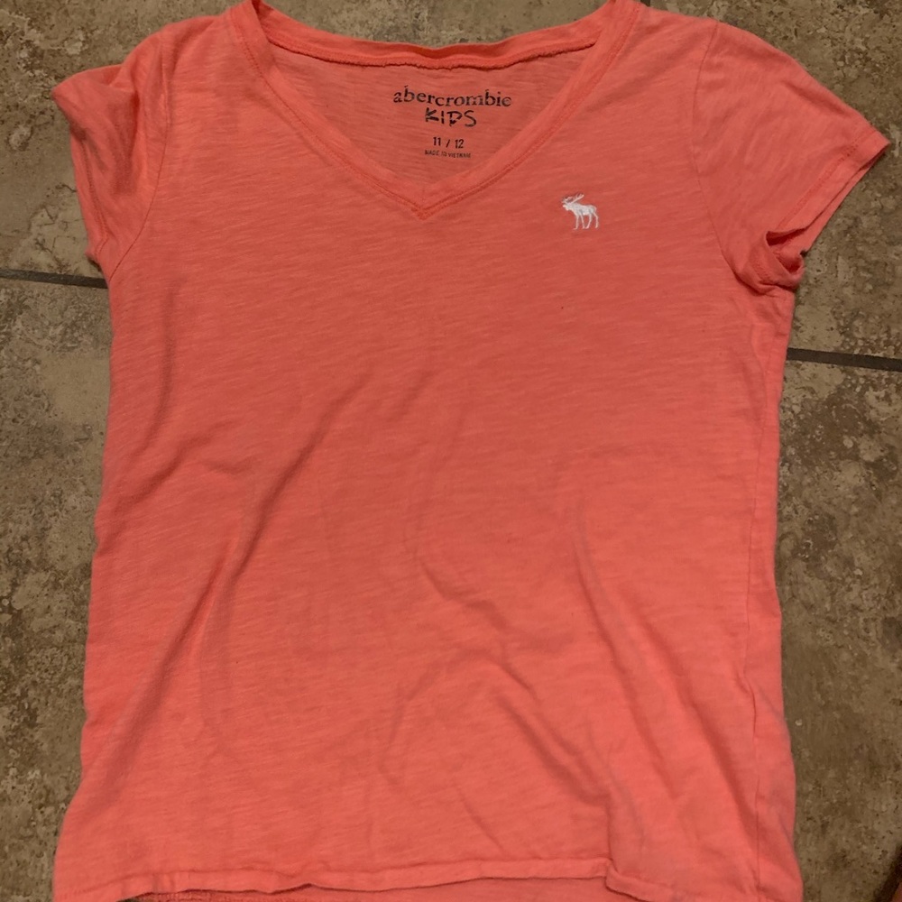 abercrombie girls short sleeve tee